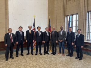 アトランタ市議会表敬訪問の様子
