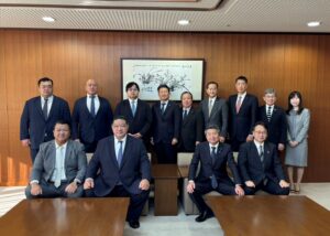 表敬訪問の様子